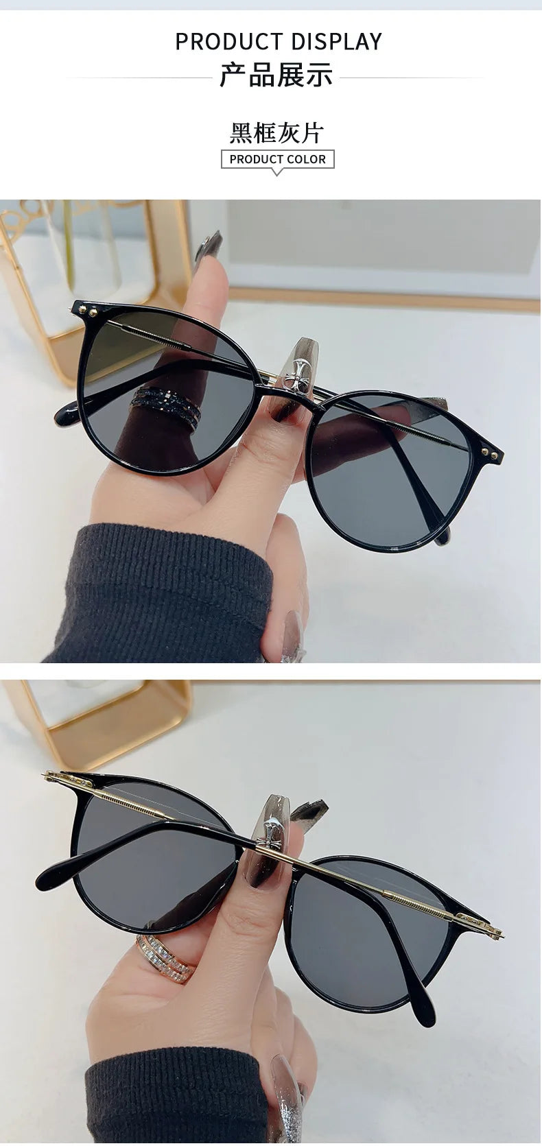 2024 New Elliptic Sunglasses Woman Brand Designer Retro Sun Glasses Female Eyewear Fashion Driving Shades UV400 Oculos De Sol