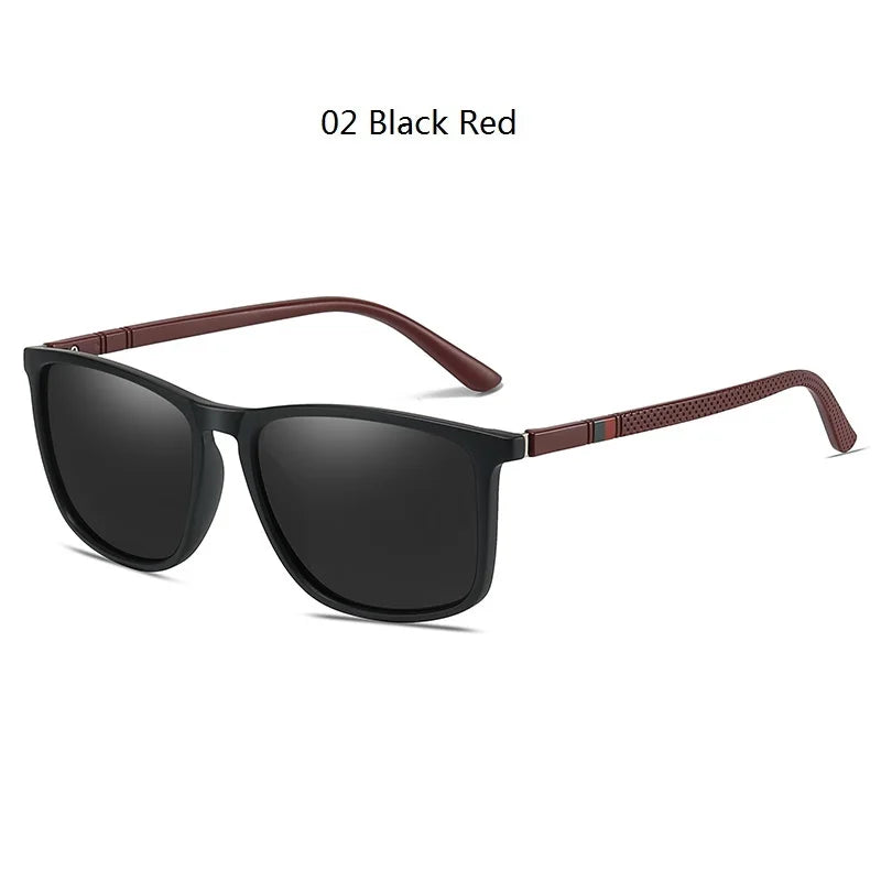 Fashion Vintage Square Driving Fishing Polarized Sunglasses Men Women Luxury Brand Designer Sun Glasses Man TR90 Shades UV400