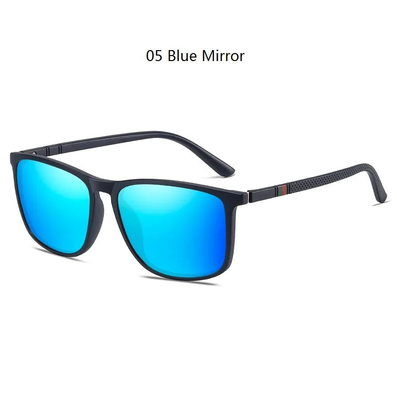 Fashion Vintage Square Driving Fishing Polarized Sunglasses Men Women Luxury Brand Designer Sun Glasses Man TR90 Shades UV400