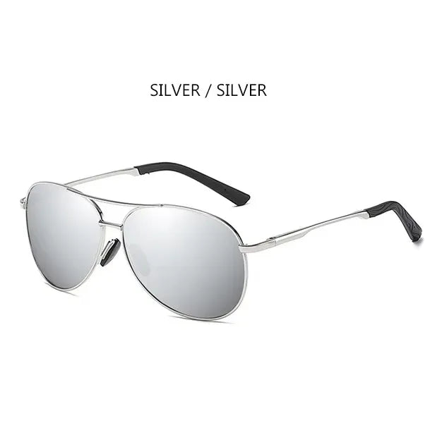 Polarized Vintage Aviation Sunglasses Men Women Classic Pilot Driving Fishing Sun Glasses Alloy Metal Frame Mirror Lens UV400